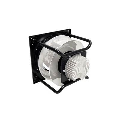400 mm EC-DC tahapoole kumer tsentrifugaalventilaator koos tugiklambriga PK3N400B4EK